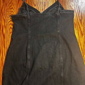 Black Topshop Jean Dress